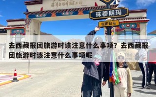 去西藏报团旅游时该注意什么事项？去西藏报团旅游时该注意什么事项呢